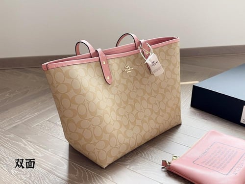 Totebag Coach"دبل فيس"35x27cm