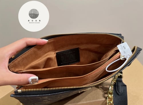 باوتش COACHمع نوعين ستراب ، مقاس : 20*27 cm