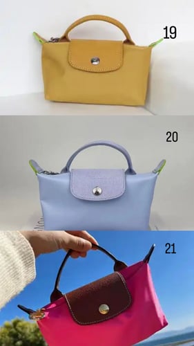 Mini Longchamp+الملحقات