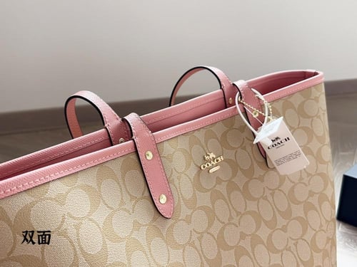 Totebag Coach"دبل فيس"35x27cm