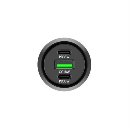 بايسل شاحن سيارة 84 واط ثلاث منافذ 2PD و USB