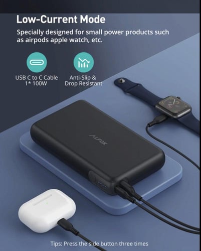 راف باور بطارية متنقلة بقوة 30000 ملي امبير بقوة 1...