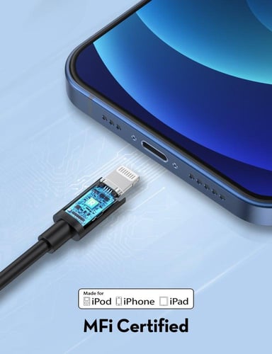 باندل راف باور 2 كيبل 1 متر - 2 متر - تايب سي تو ل...