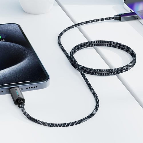 سلك AceFast قماشي يو اس بي الى تايب سي بطول 1.2 مت...