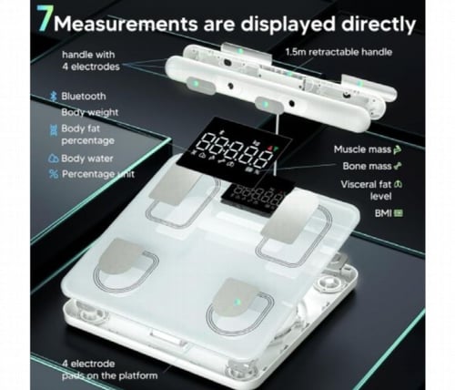 ميزان ذكي الكتروني للجسم ادموس Admos Smart Body Sc...
