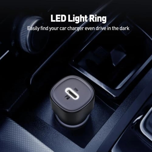 شاحن سيارة JODA بقوة 20 واط بمنفذ تايب سي - اسود