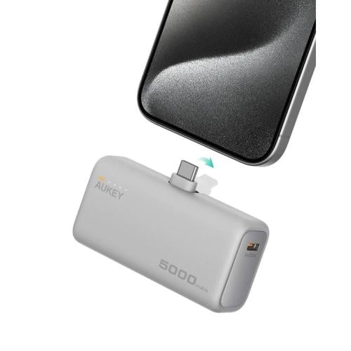 باور بانك 5000- 20واط رصاصي من AUKEY