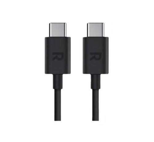 سلك راف باور من تايب سي الي تايب سي 1 متر - اسود