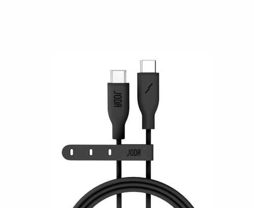 سلك JODA سيليكون تايب سي الى تايب سي بقوة 60 واط ب...