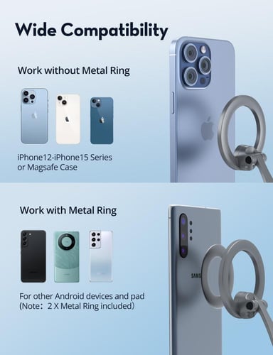 ستاند جوال راف باور ماج سيف للسيارة 360 درجة