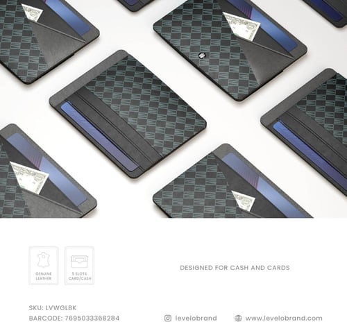 محفظة جلدية ليفيلو توكسيدو