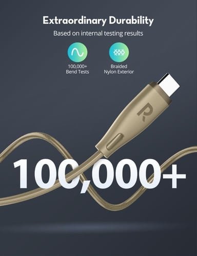 سلك راف باور تايب سي الى تايب سي نايلون بقوة 60 وا...