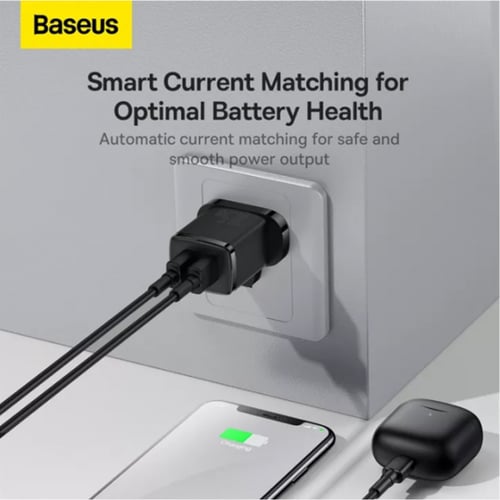 بيسوس - فيش جداري بمخرجين usb بقوة 10.5 واط