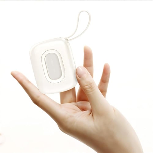 شاحن متنقل wopow مع سلكين متصلين بالشاحن