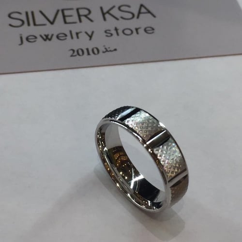 دبلة فضة رجالي عيار925