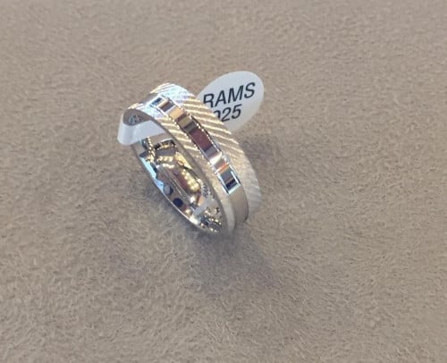 دبلة فضة رجالي عيار 925