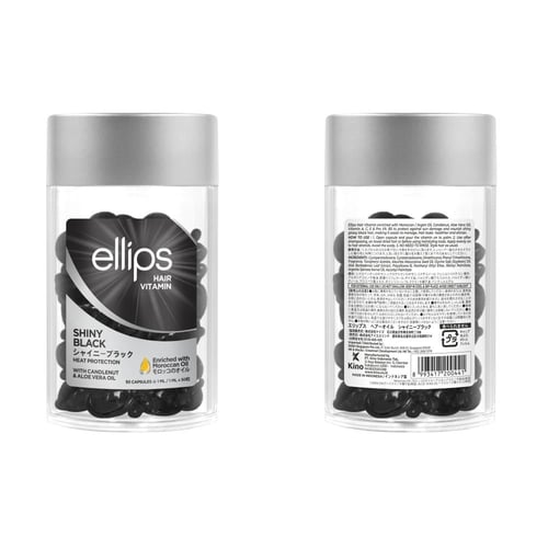 كبسولات فيتامين معالج للشعر للاشراقة من ellips