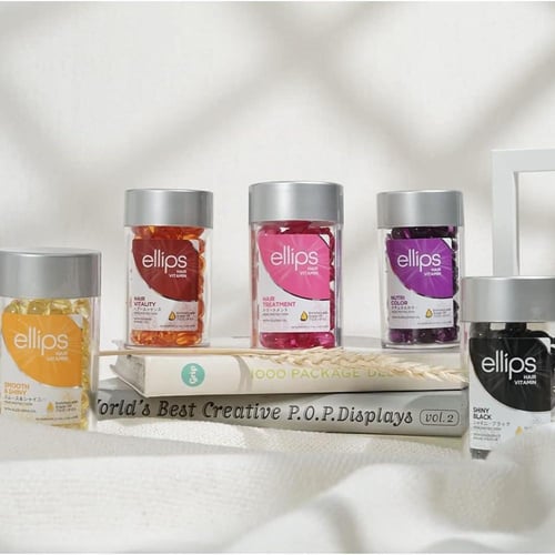 مجموعة فيتامينات معالجة الشعر ايلبس ellips