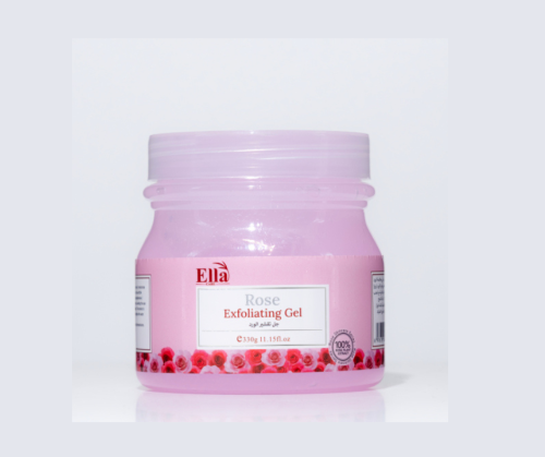 جل مقشر للبشرة بالورد من ella care