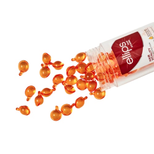 كبسولات فيتامين معالج للشعر بالعسل من ellips