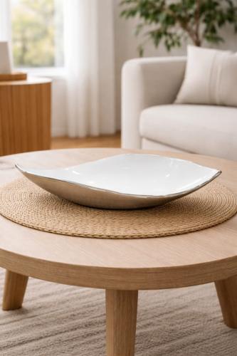 صينية المنيوم هندي متموجة للتقديم الانيق