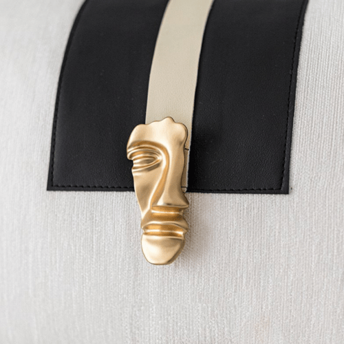 غلاف خدادية بخامات متعددة- و اكسسوار ذهبي