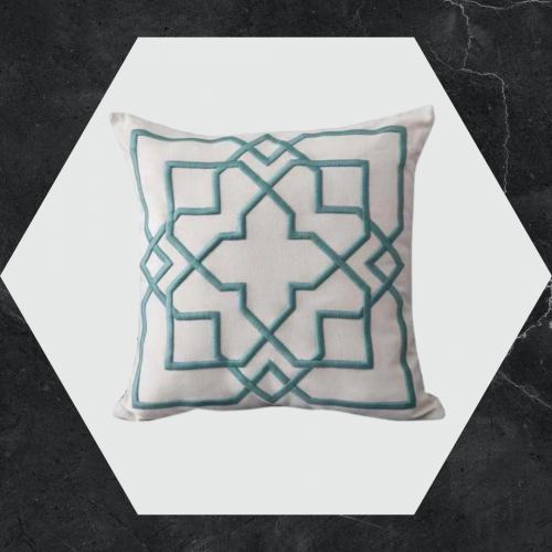 غلاف خدادية بتطريز بارز لون تيفاني