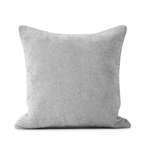 غلاف خدادية لون أبيض مطعم بتطريز