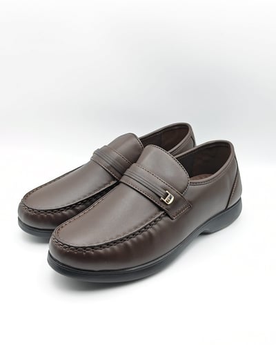 جزمة رسمية كلاسيكي فاخر -بني