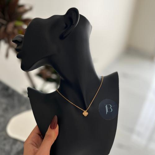 سلسال ذهبي وردة ميني