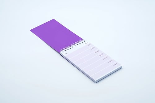 مفكرة أسبوعي | تصميم الخزامى