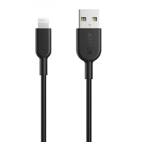كيبل انكر باور لاين2 USB إلى لايتنينق 90 سم - اسود...