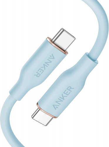 كيبل انكر 3flow باور لاين USB-C إلى USB-C ازرق 1.8...