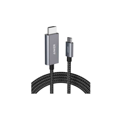 سلك انكر تايب سي الي HDMI بطول 1,8 م - أسود | الفا...
