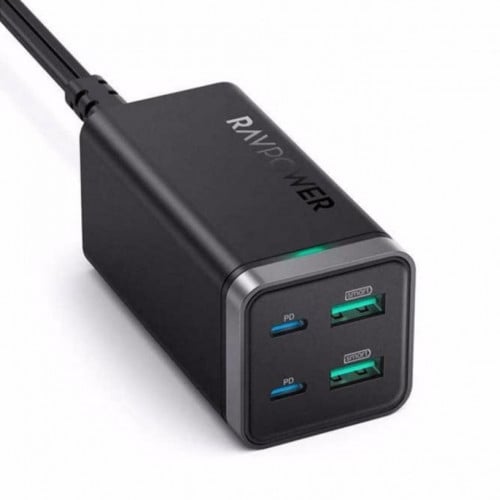 منصه شحن الجوال - راف باور 65 واط و 4 منافذ شحن |...