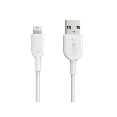 كيبل انكر باور لاين2 USB إلى لايتنينق 90 سم - ابيض...