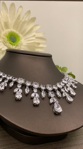 طقم زركون مطلي