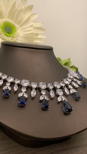 طقم زركون مطلي