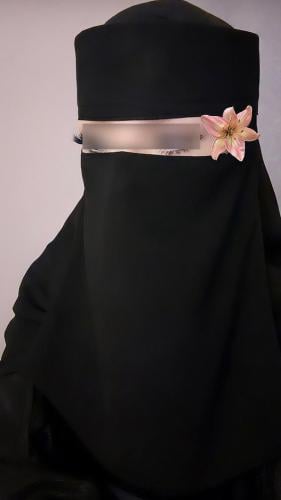 نقاب طويل(9انش ونص)