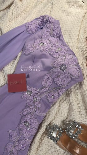 فستان موف فاتح