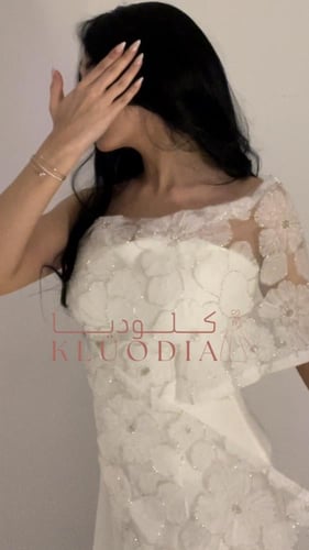 فستان ابيض للمناسبات