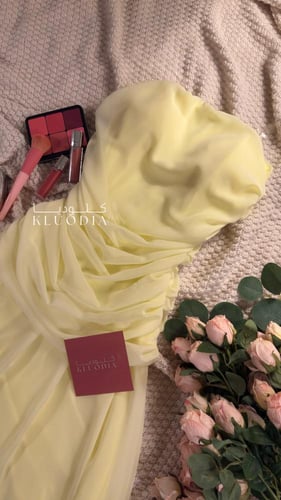 فستان ليموني ناعم