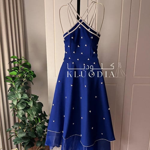 فستان ازرق ميد بتدخيلة لول