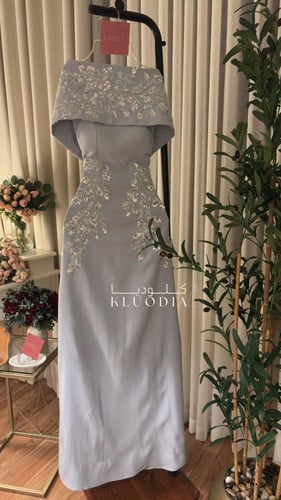 فستان مناسبات انيق بقطعتين منفصله