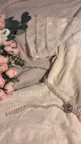 فستان عيد انيق لون سكري