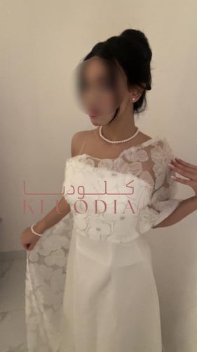 فستان ابيض للمناسبات