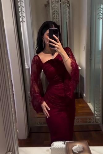 فستان دانتيل انيق