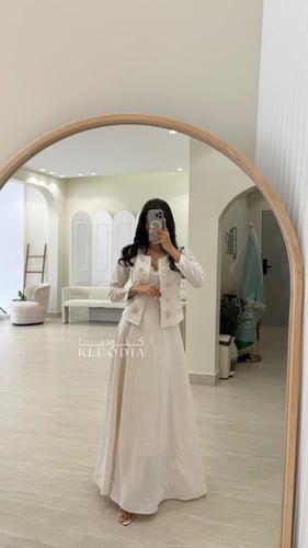 فستان فخم بقطعتين منفصله