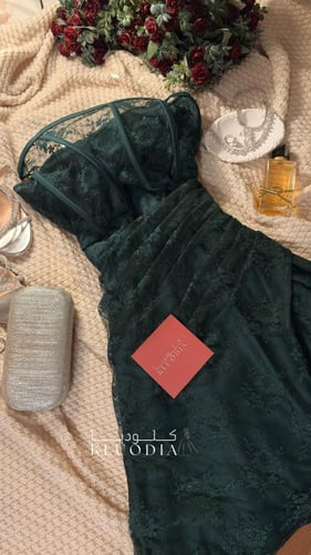 فستان مناسبات دانتيل انيق