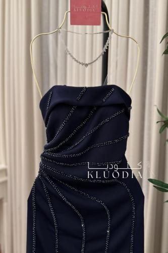 فستان مناسبات توب لون كحلي